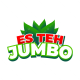 pngtree banner text jumbo iced tea logo with green leaves vector png image 20199605